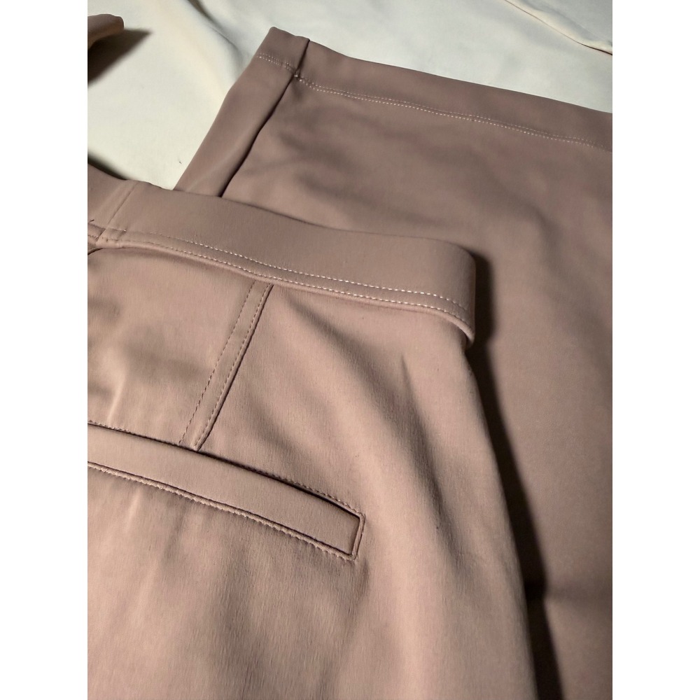 Halara Mauve Pink High Waisted Straight Leg Work Pants Trousers Small 02721000 - Picture 4 of 5